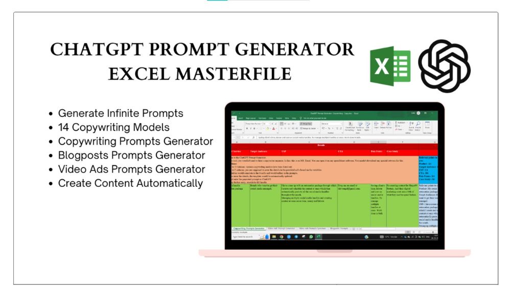 Screenshot der Website des KI Tools ChatGPT Prompt Generator